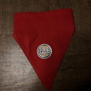 Royal Red Dog Bandana| Size Small