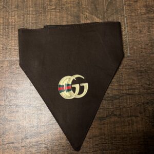 Classic Olive Green Velcro Dog Bandana| Size Small