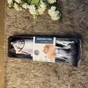 Interactive Dancing Fish Dog Toy – Motion Sensor Rechargeable Plush Toy