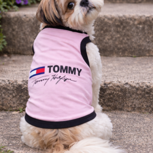 Cotton Dog Sando T-Shirt – Pink (Size 14)