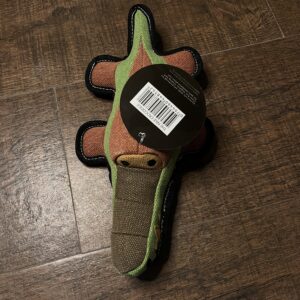 Crocodile Plush Dog Toy with Squeaker