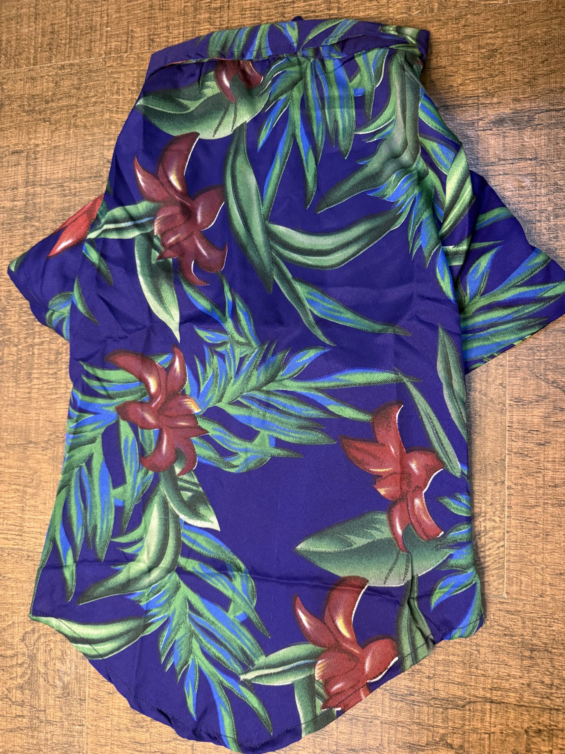 Tropical Print Dog Shirt – Lightweight Summer Wear - Image 2