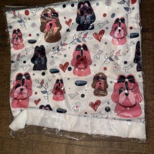 Cute Dog Print Cushion Cover