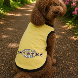 Classic Lemon Beige Terrier Dog Vest – Soft Slip-On Everyday Wear