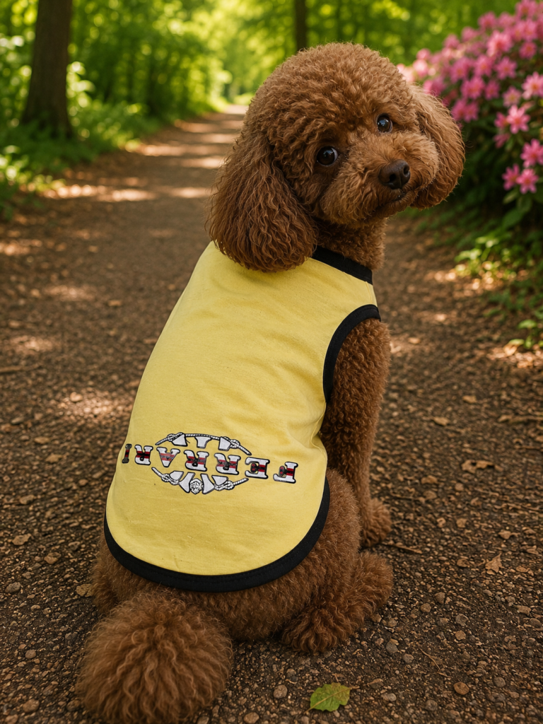 Classic Lemon Beige Terrier Dog Vest – Soft Slip-On Everyday Wear