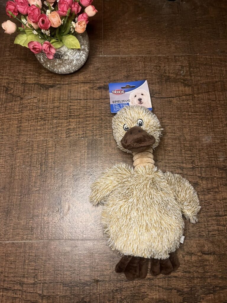 🦆 TRIXIE Plush Duck Dog Toy (Squeaky)