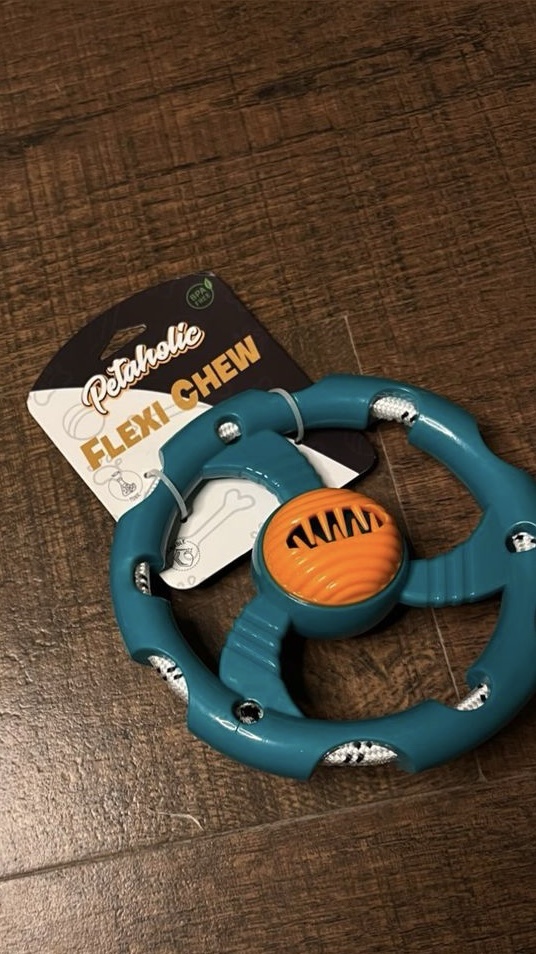 Petaholic Flexi Chew Interactive Ring Dog Toy