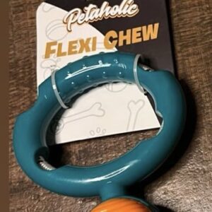 Petaholic Flexi Chew Ring Dog Toy with Treat Ball