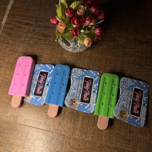 Blue Ice Cream Cooling Dog Toy – Freezable Chew Toy for Dogs