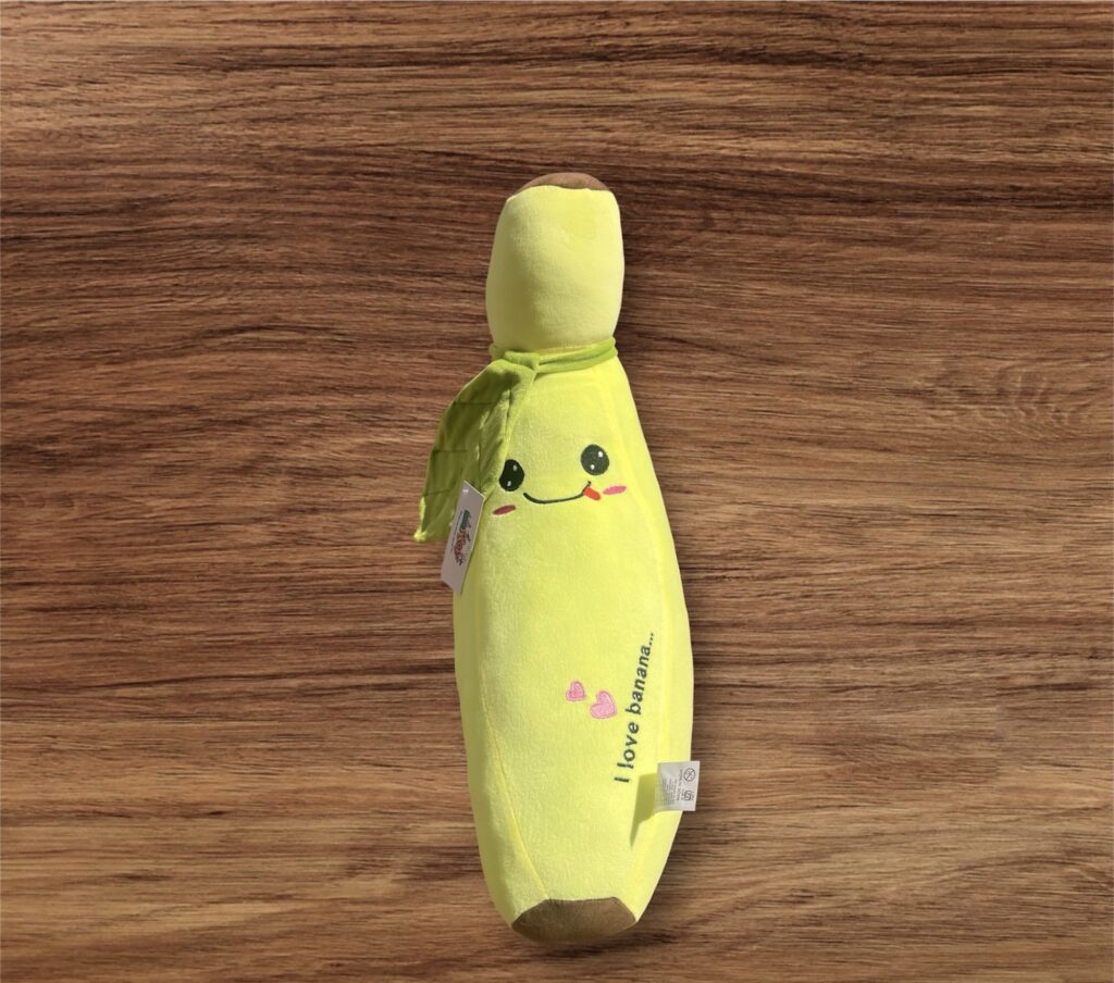 Cute Giant Banana Plush Toy – Soft Kawaii Banana Stuffed Pillow