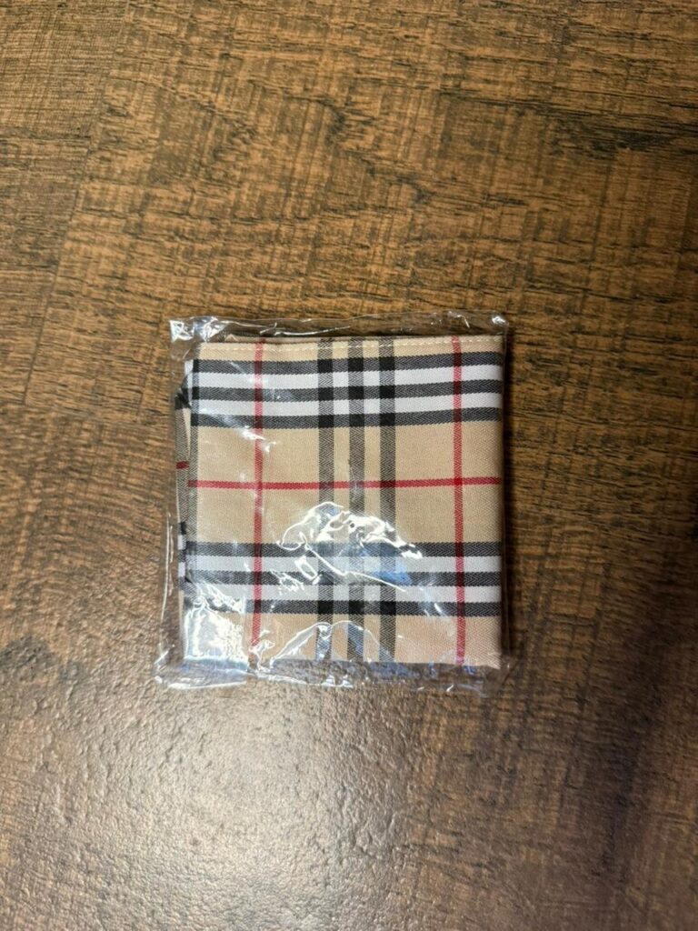 Classic Check Pet Bandana – Small | Soft & Lightweight Dog Bandana