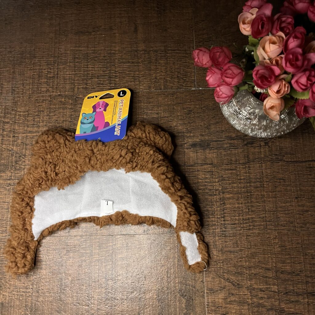 🐻 Cozy Teddy Bear Pet Winter Cap ( Small to medium breeds)