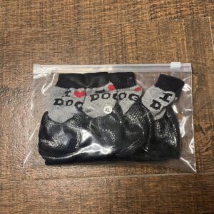 Anti-Slip Waterproof Pet Socks | Paw Protection Boots for Dogs (XL) – Pack of 4
