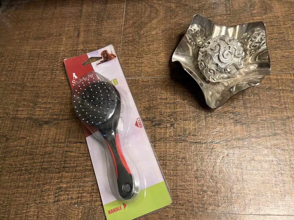 2-in-1 Double-Sided Pet Grooming Brush | Pin & Bristle Brush for Dogs & Cats