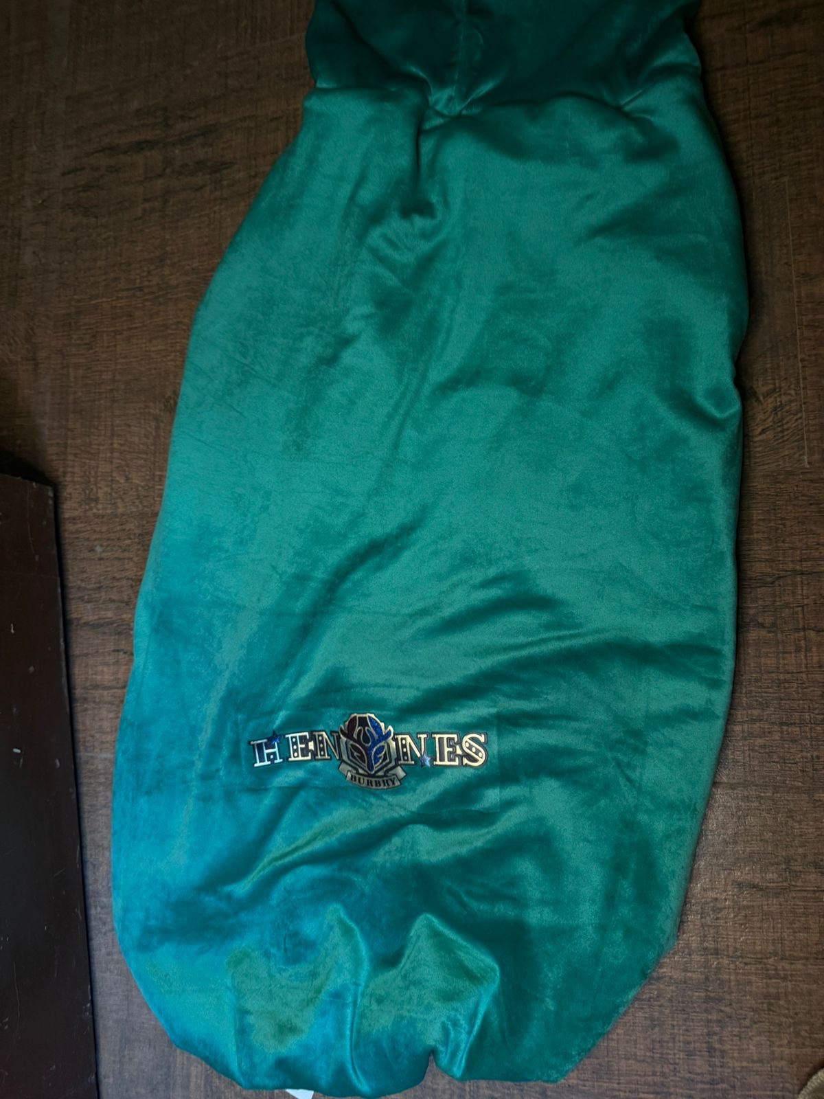 Premium Emerald Green Sleeveless Dog Hoodie - Burberry - Image 3