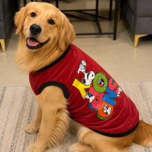 Snoopy Velvet Sleeveless Dog Fur Tee