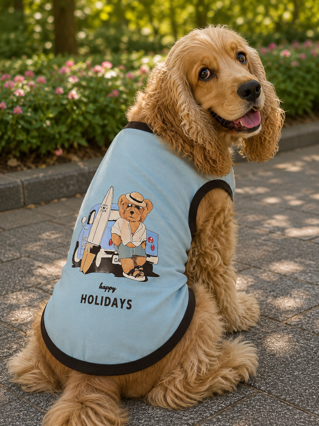 🐶 Surf Club Holiday Dog Tank