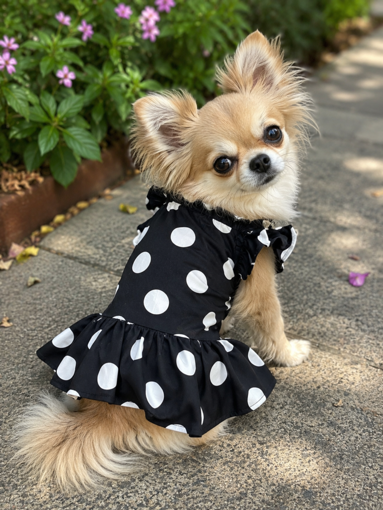 Classic Polka Dot Dog Frock