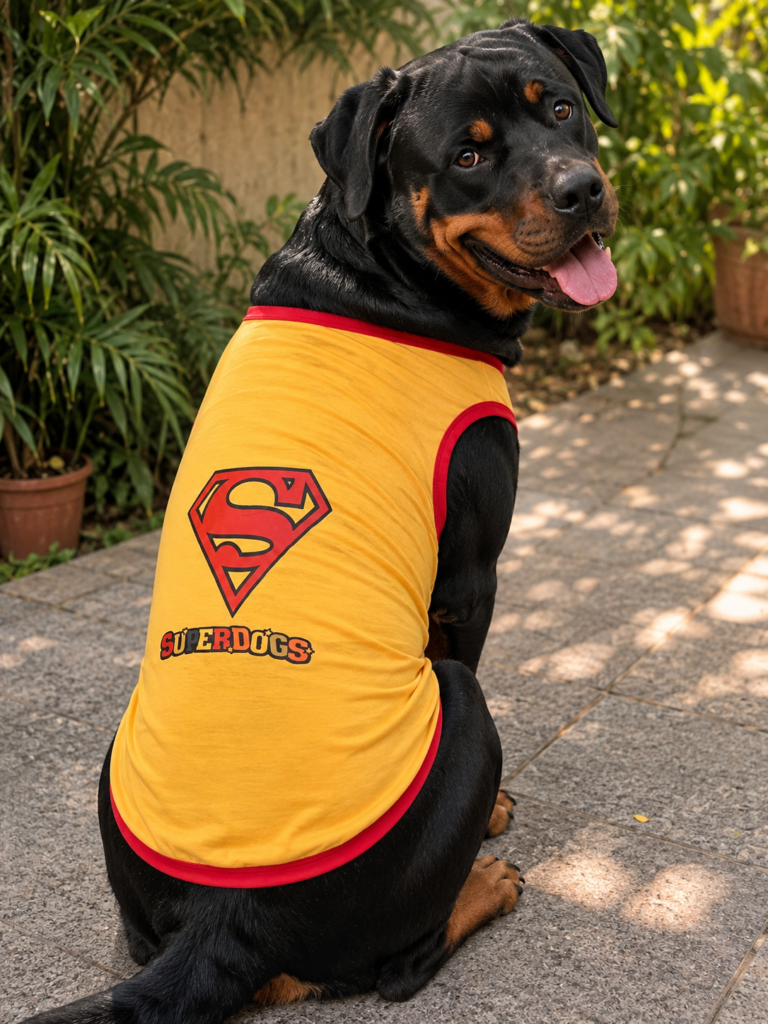 Superdog Yellow Dog Vest