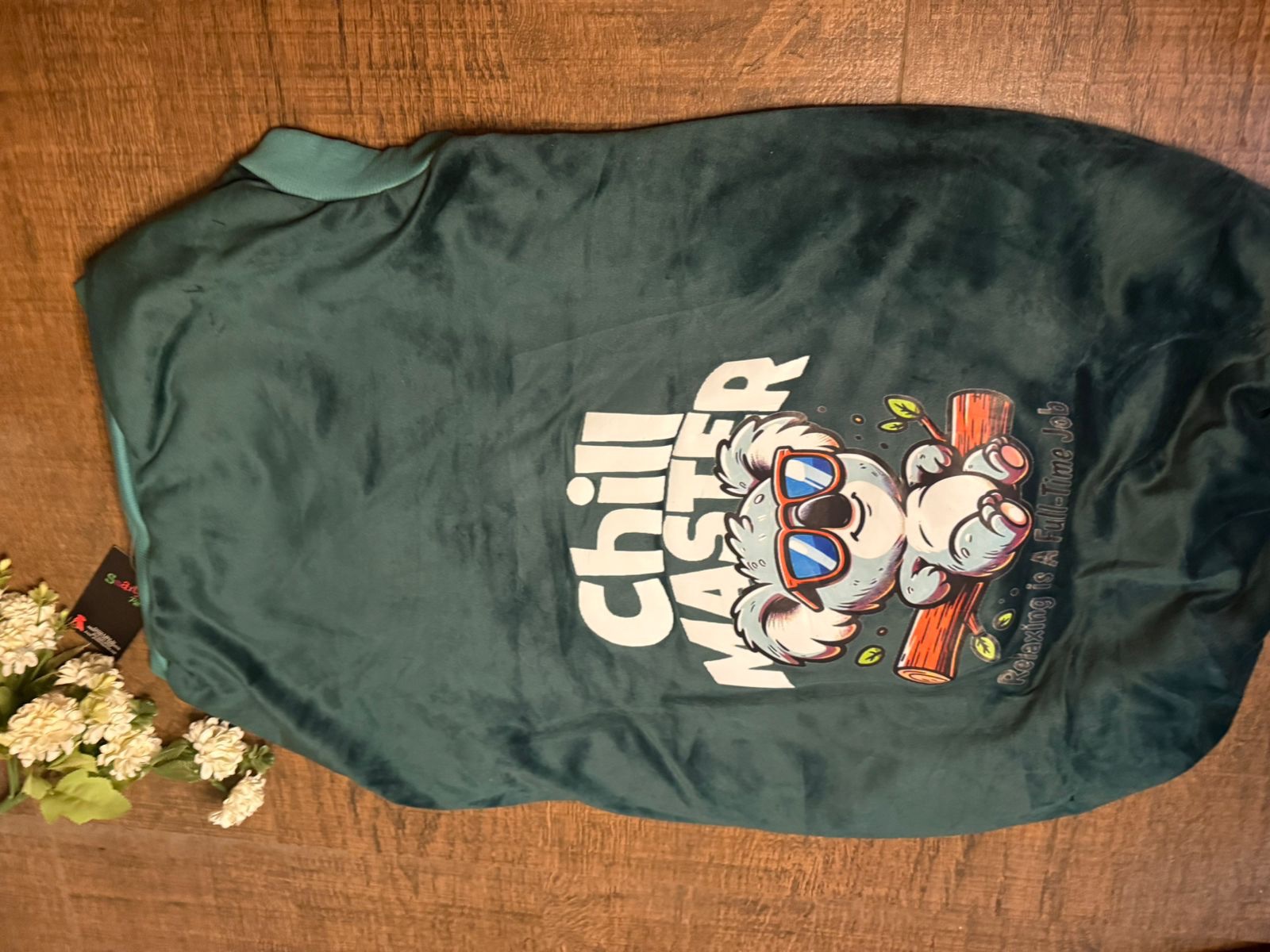 Chill Master Velvet Sleeveless Dog Fur Tee - Image 2