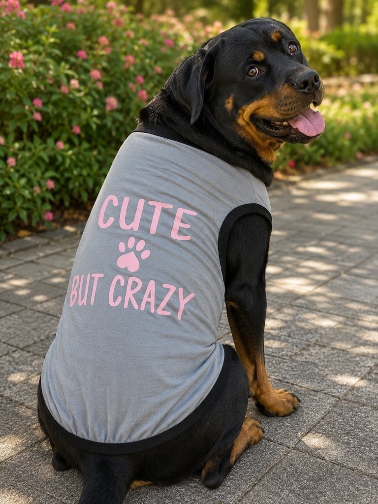 Cute But Crazy Dog Tee