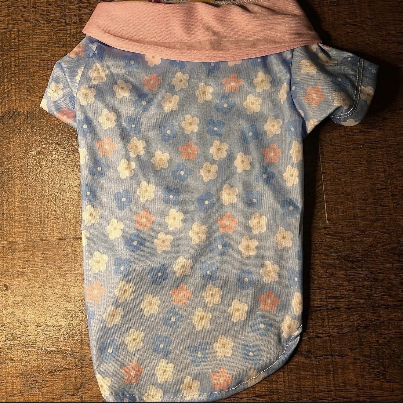 Pastel Floral Hooded Tee 🌸🩵 - Image 3