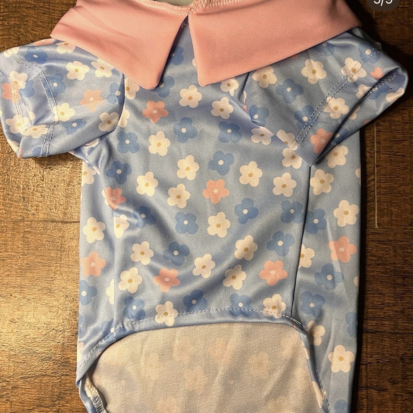 Pastel Floral Hooded Tee 🌸🩵 - Image 2