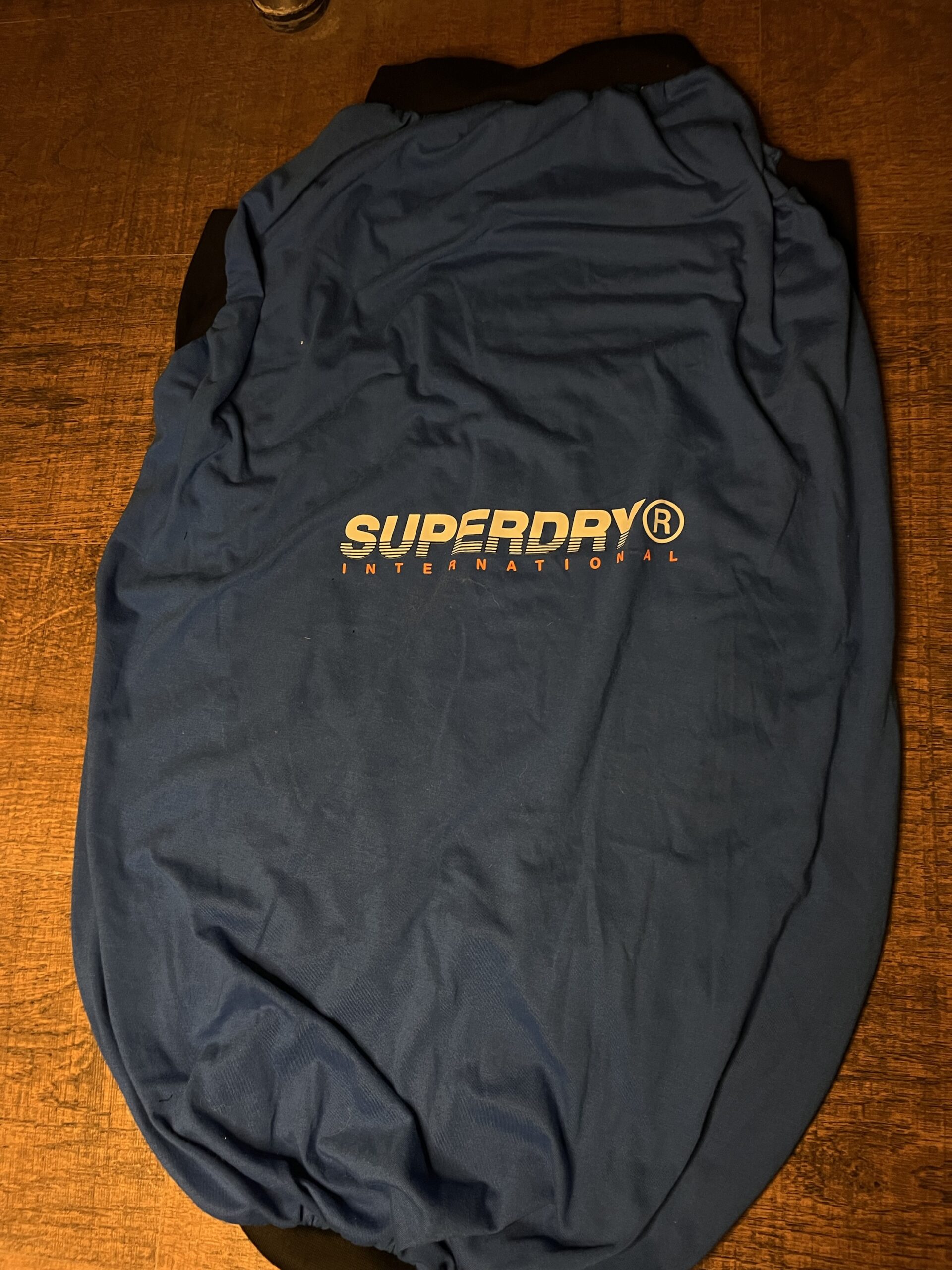 Superdry International Dog Vest – Premium Sleeveless Blue Tee - Image 2