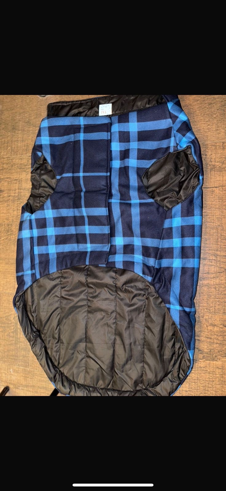 Reversible Blue Black Checkered Jacket - Image 2