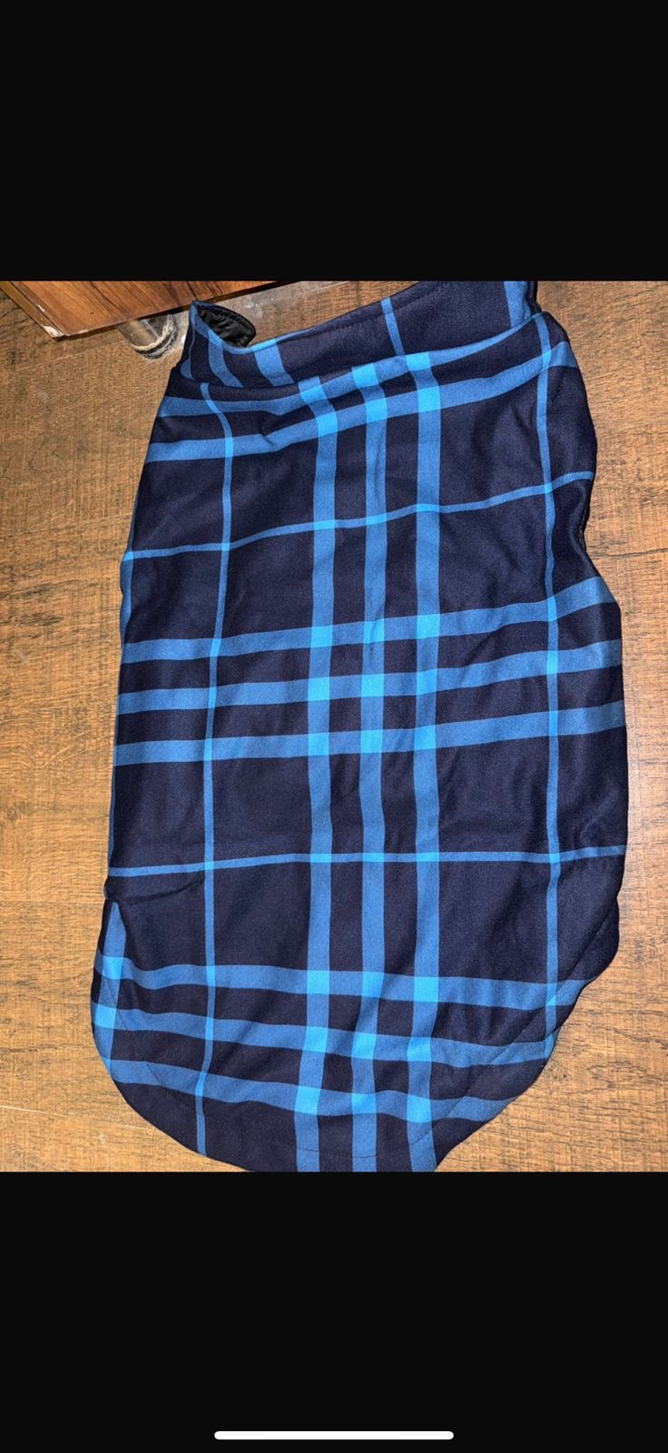 Reversible Blue Black Checkered Jacket - Image 3