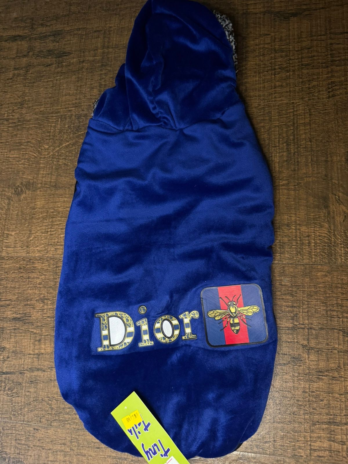 Premium Blue Dior Hoodie - Image 2