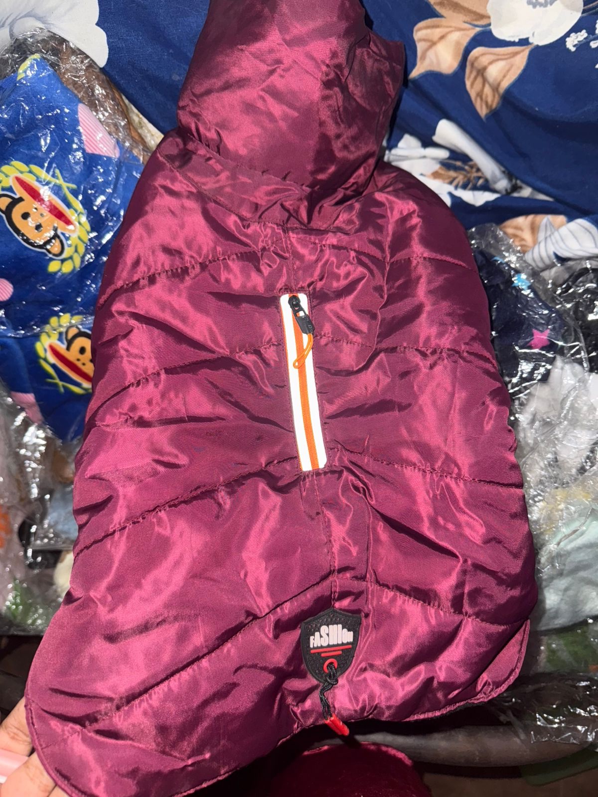 Fleece-Lined Reflective Winter Jacket - Image 2