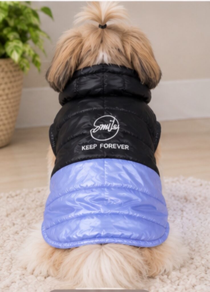Two-Tone Quilted Winter Jacket