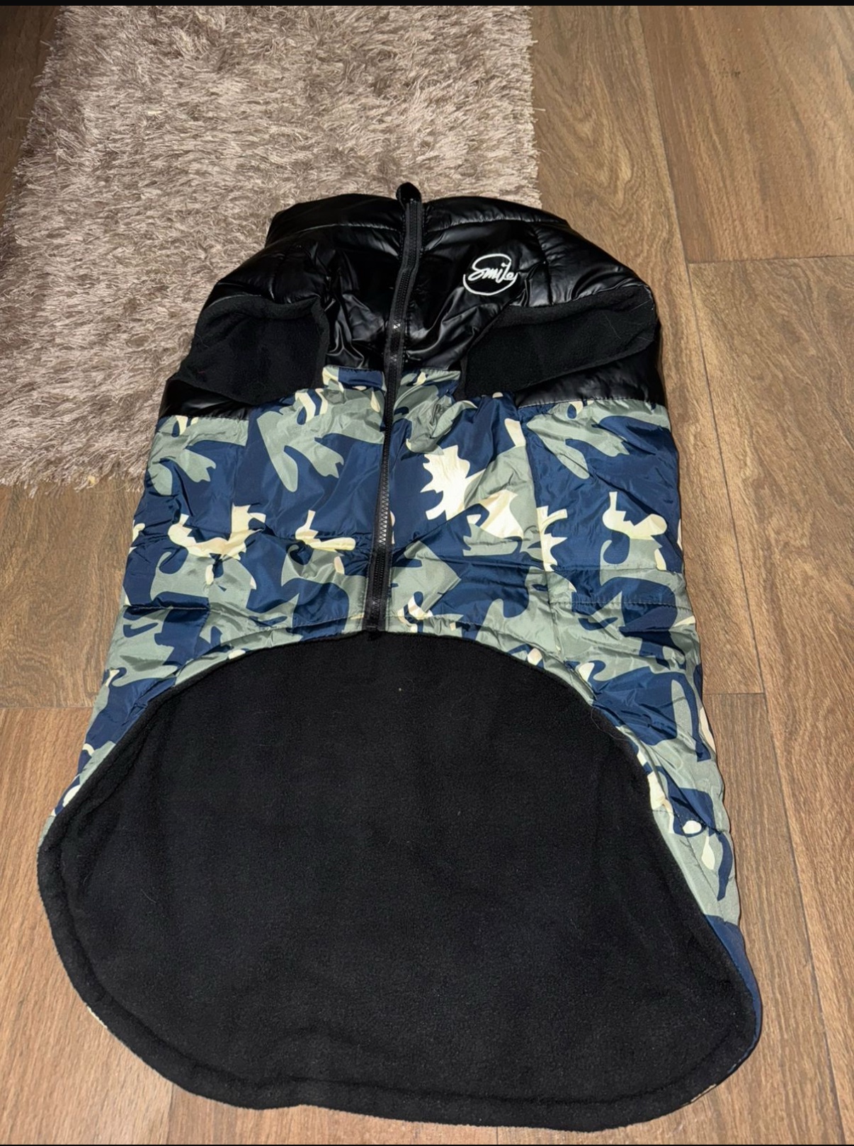 Camouflage Winter Puffer Dog Jacket - Image 3