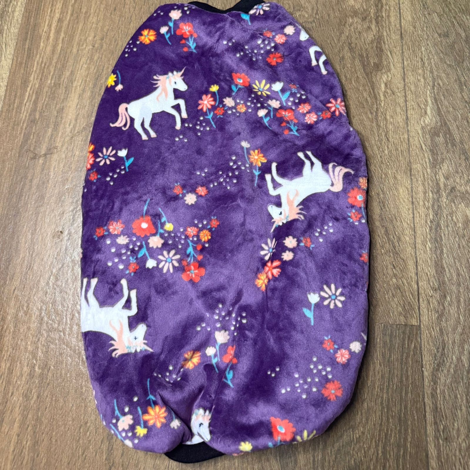 Purple Unicorn Velvet Dog Tee with Black Border 🦄💜 - Image 2