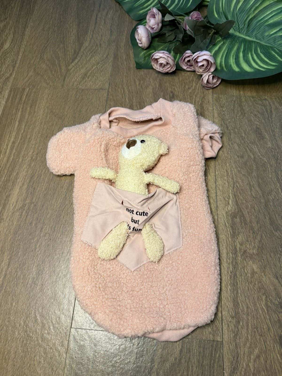 Pink Teddy Bear Winter Outfit 🧸 - Image 2