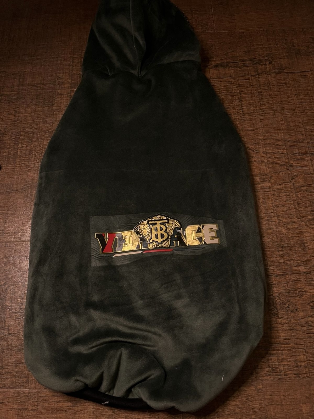 Versace Green Velvet Hoodie 🌟 - Image 2