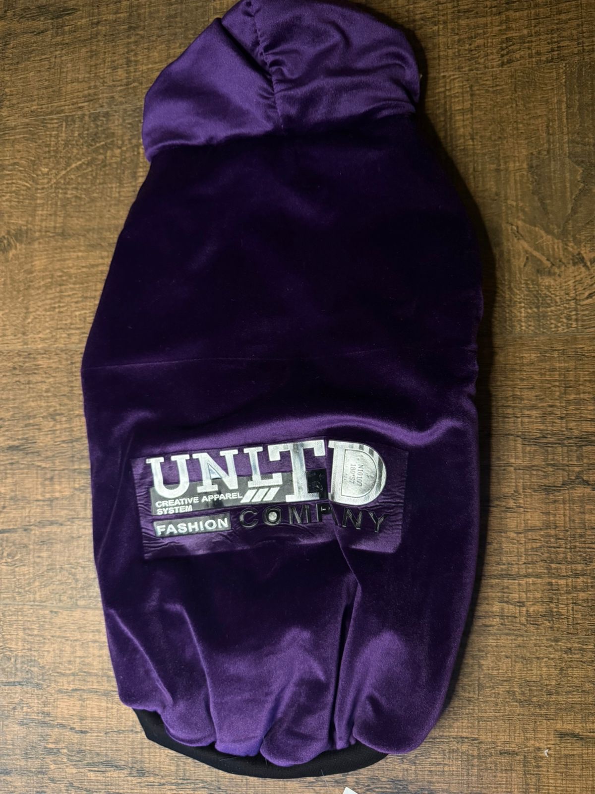 💜 Purple Velvet Sleeveless Hoodie ✨ - Image 2