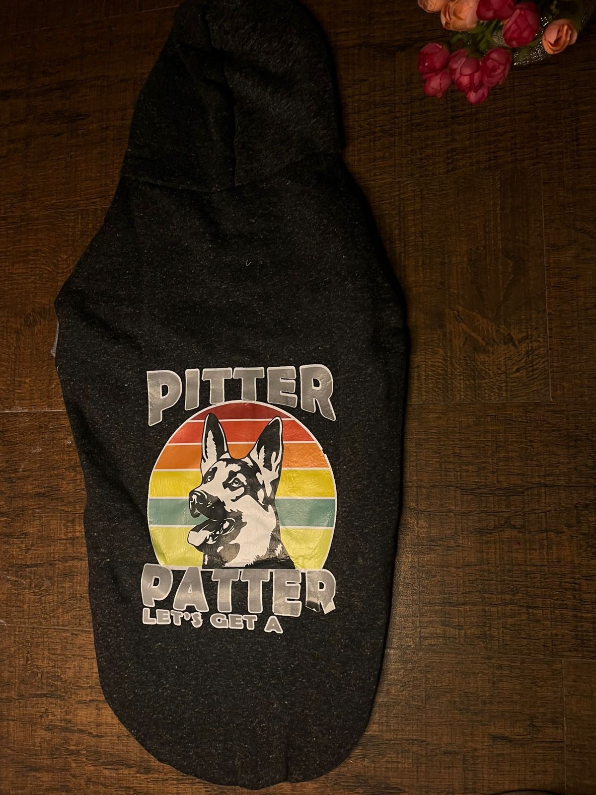 🩶 Pitter Patter – Grey Sleeveless Winter Hoodie - Image 2