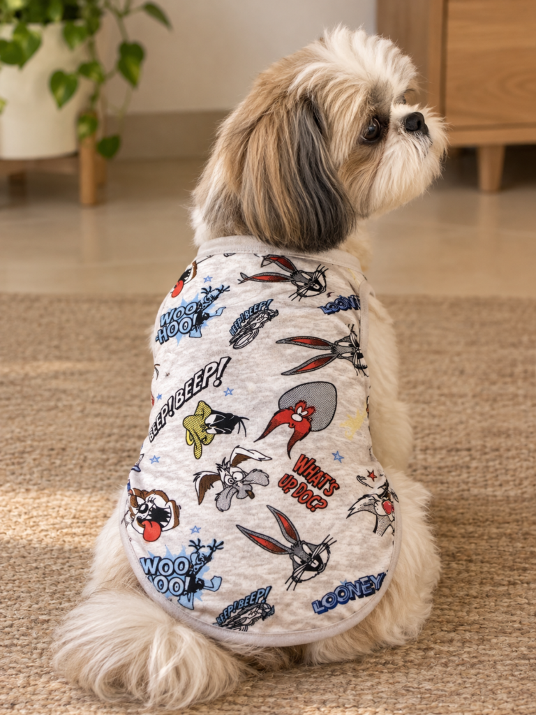 Looney Tunes Sleeveless Velvet Tee 🐶