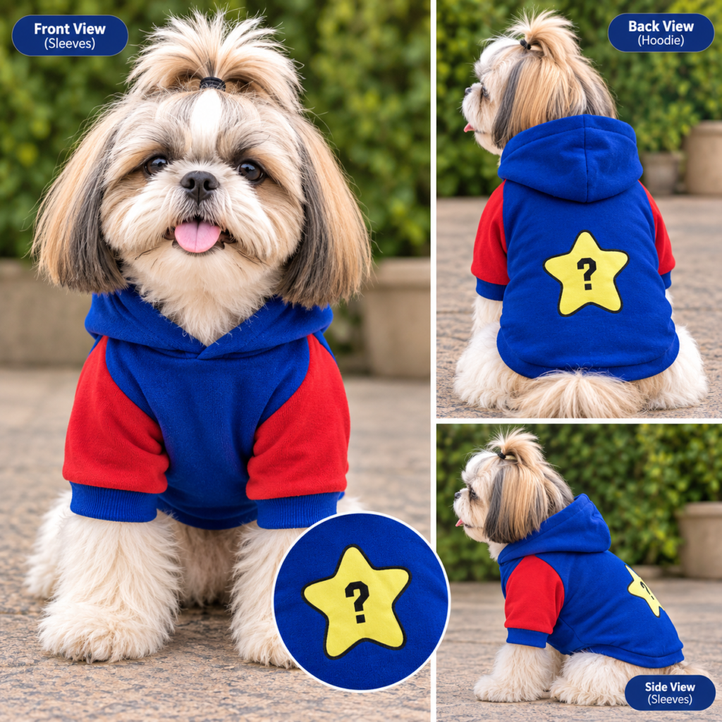 Blue Star Winter Hoodie 🌟