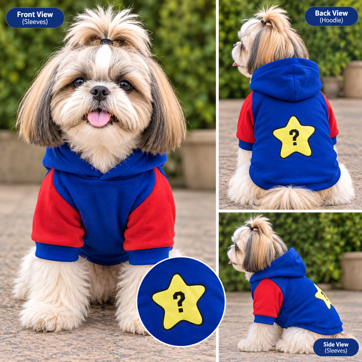 Blue Star Winter Hoodie 🌟