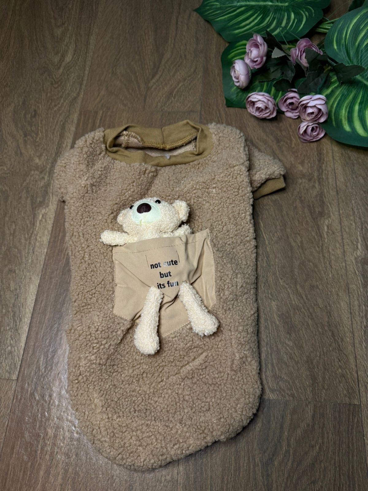 Brown Teddy Bear Winter Outfit 🧸 - Image 2